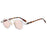 Lunettes de Soleil Rondes Vintage pour Femmes, Mode, Verres Clairs Océan, Protection UV400, Rivets, Hommes, Oculus
