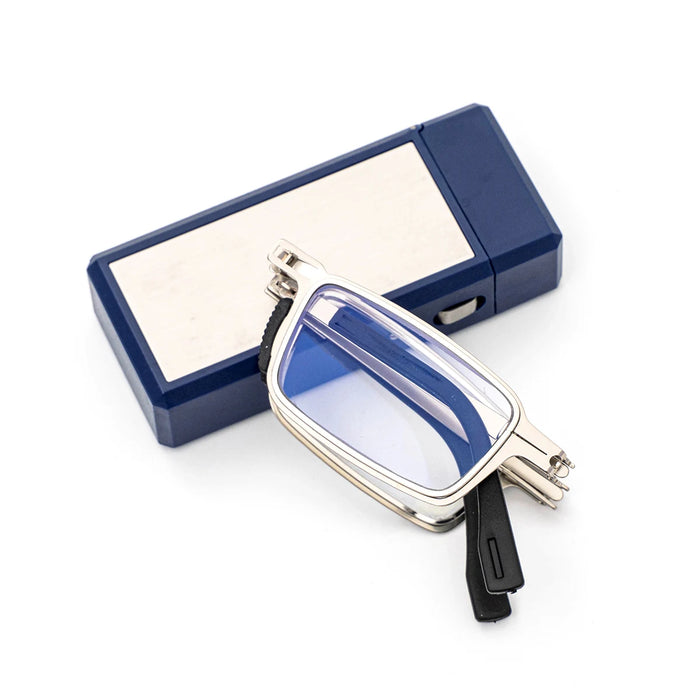 Mini Lighter Size Folding Reading Glasses Men Women Pocket Foldable Presbyopic Eyeglasses Anti Blue Light Hyperopia Glasses Eyes