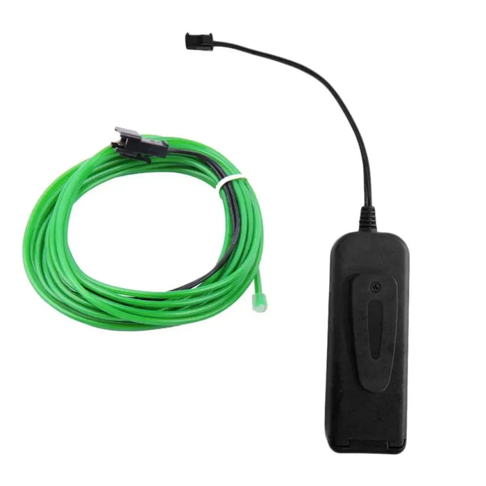 Câble Néon EL Lumineux LED Décoration Noël Fête Danse Déguisements Vêtements Lumineux Voiture Lumière Décoration Vêtements Soirée Rave 1m/3m/5m