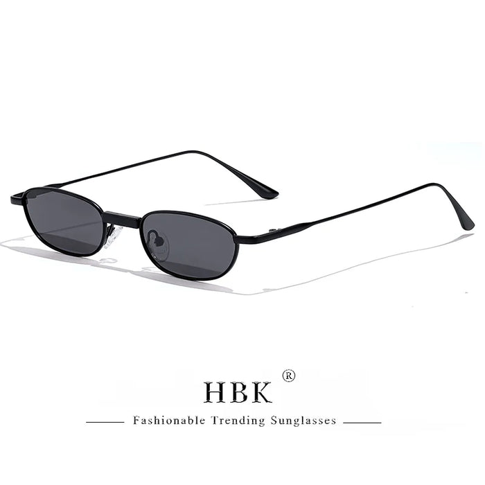 HBK New Retro Polarized Sunglasses Men Small Frame Tac Lenses Punk Sun Glasses Women Fishing Outdoor Party Eyeglasses