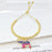 New Arrival Venezuela Flag Map Cross Copper Bead Bracelet Classic for Men's Women's Daily Party Zircon Jewelry National Day Gift