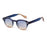 Vintage Fashion Shell Round Sunglasses Women Men 2024 Brand Design Retro Rivet Yellow Blue Lens Square Sun Glasses Female UV400