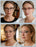 MODFANS Gradient Cat-Eye Polygonal Blue Light-Blocking Reading Glasses, Geometrically Cut Clear PC, for Women, +0.5 to +4.0.