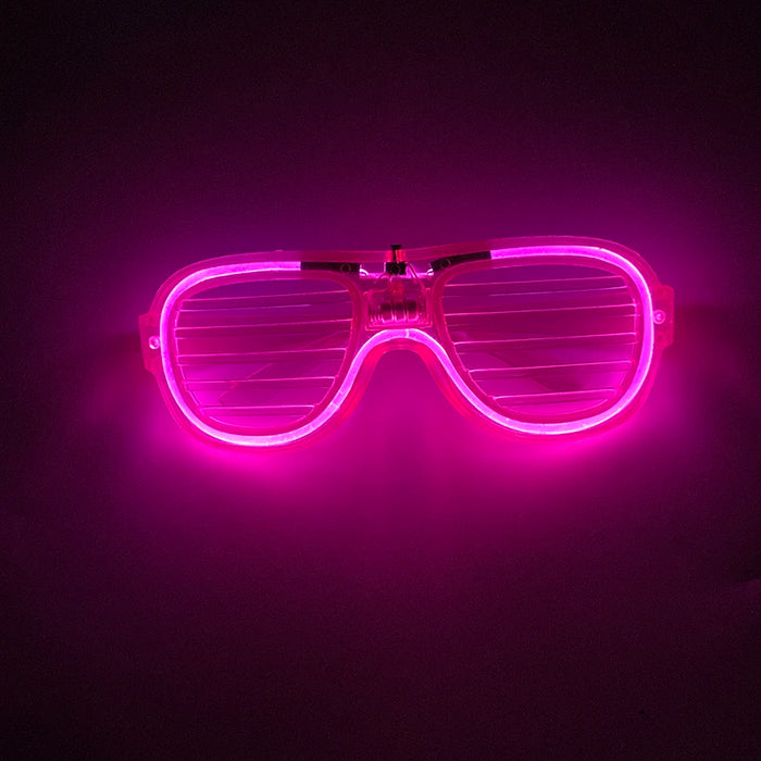 Funny LED Light Up Flashing Party Noodle Bridal Headband LED Glasses Girls Noodle Hair Bachelorette Party Rave Costume Dress Up