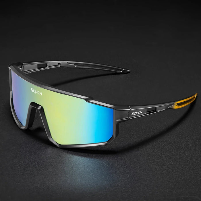SCVCN New Cycling Glasses UV400 Sports Running Sunglasses Men Women Outdoor Drving Hiking Riding Goggles MTB Bicycle Eyewear