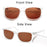 Gafas de sol de lectura extragrandes Adecuadas para hombres y mujeres Montura cuadrada clásica Para uso en exteriores Con lentes graduadas.