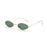 1PC Vintage Small Frame Shades Retro Oval Black Sunglasses Unisex Luxury Brand Designer Pink Sun Glasses Female Travel Eyewear