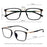 Progressive Multifocal Reading Glasses for Men, Anti Blue Ray Anti-fatigue Presbyopia Eyeglasses,Square Computer Glasses