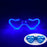 Funny LED Light Up Flashing Party Noodle Bridal Headband LED Glasses Girls Noodle Hair Bachelorette Party Rave Costume Dress Up