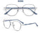 Men Women HD Lens Reading Glasses Retro Presbyopia Eyewear Eyeglasses Fashion Anti-blue Light Far-sighted Prescription +1.0 +4.0