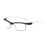 Lunettes de presbytie élégantes à demi-monture sourcilière, anti-lumière bleue, en résine haute définition TR90, pour hommes et femmes sportifs
