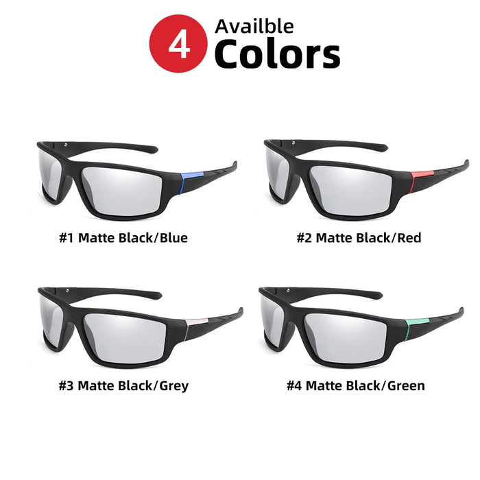 VIVIBEE Men Photochromic Sunglasses Black Sports Goggles Women Color Changing Polarized Driving 2026 Discoloration Sun Glasses