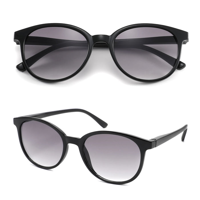 Reading Sunglasses For Women Men Square Classic Frame for Outdoors Use Sun Glasses Readers Eyeglasses with Diopter Spring Hinge