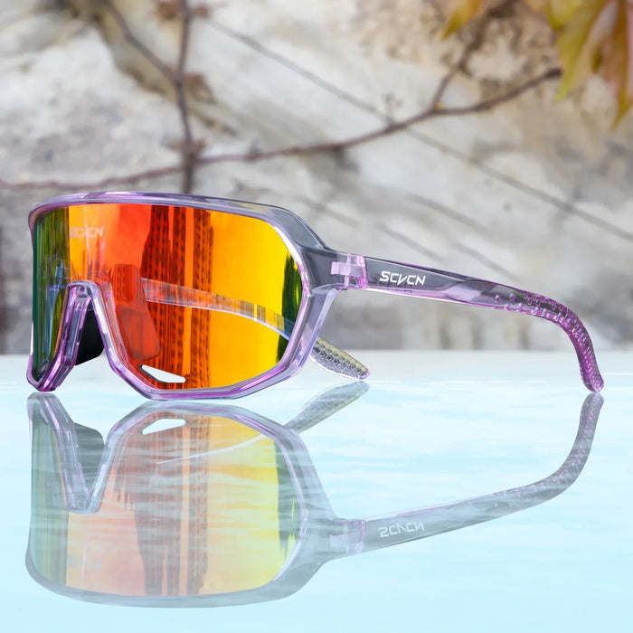 Scvcn Cycling Glasses Photochromic Mens Bike Sunglasses for Mountain Bicycle Eyewear Cycle Goggles Sports UV400 Polarized MTB