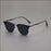 Lunettes de soleil carrées vintage en métal pour hommes et femmes, lunettes de protection UV400 tendance rétro unisexe