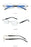 MODFANS Presbyopia Reading Glasses Blue Light Refractive Rimless Blue Light Blocking Glasses Men Correction Transparent Eyewear
