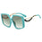 Fashion Irregular Square Sunglasses Women Brand Designer Metal Hinge Retro Eyewear Female Sun Glasses Shades UV400 Men Oculus