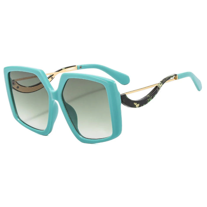 Fashion Irregular Square Sunglasses Women Brand Designer Metal Hinge Retro Eyewear Female Sun Glasses Shades UV400 Men Oculus