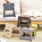Adjustable Portable Folding Camping Stool Compact Space Saving Design Perfect for Outdoor Hiking Fishing Picnic Gift