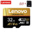 Lenovo Shockproof 512GB Memory Card SD Cards TF Cards Micro TF SD 256GB 128GB UHS-I Shockproof U1 for Camera/Smartphone