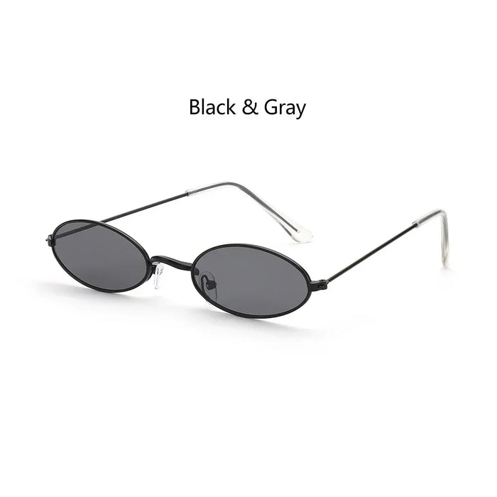 Summer Retro Small Oval Sunglasses Ladies Vintage Shades Cat Eye Sun Glasses Men Women Rectangular Eyeglasses Protection 400UV