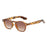 Fashion Small Irregular Square Sunglasses Women Retro Round Clear Ocean Lens Shades UV400 Men Rivets Luxury Sun Glasses