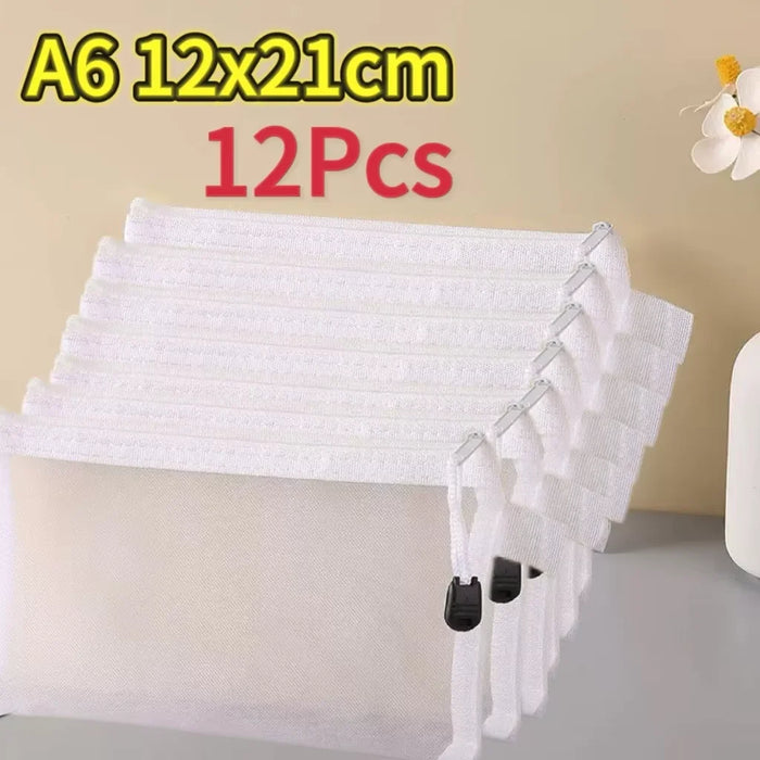 Nueva Bolsa de Almacenamiento de Puzles, Bloques de Construcción Infantiles, Juguetes Pequeños, Bolsas de Clasificación Especiales, Bolsas de Malla Transparente con Cremallera
