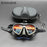 Wet Low Volume Diving Mask Tempered Glass Freedive Mask J-type Diving Mask Snorkel Set with Camera Mount Black