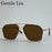 Gafas de sol retro cuadradas grandes para hombre 2026 de marca de lujo punk, gafas de sol de doble puente de metal, gafas steampunk clásicas, gafas de exterior