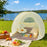1.2/1.3/1.4M Instant Pop Up Tent No Assembly Portable Outdoor Shade Shelter Spacious Folding Canopy for Lawn Picnic Camping