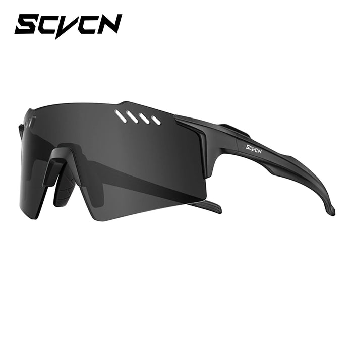SCVCN UV400 Cycling Glasses Outdoor Running Sunglasses Men Women MTB Road Bike Glasses Hiking Drive Bicycle Sports Sunglasses