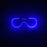 Funny LED Light Up Flashing Party Noodle Bridal Headband LED Glasses Girls Noodle Hair Bachelorette Party Rave Costume Dress Up