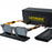 CATERSIDE Mode Hommes Lunettes de Soleil Petit Cadre Carré Design Personnalisé Lunettes de Soleil Femmes Voyage Fête Affaires Festival Cadeau
