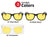 VIVIBEE Classic Night Vision Glasses Men Square Polarized Lenses UV400 Yellow Sunglasses for Women 2026 Driving Goggles