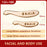 Brass Hufu bian guasha board whole body massage tool back neck meridians dedicated pure copper metal scraping massager