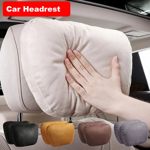 Car Headrest Neck Support Seat / Maybach Design S Class Soft Universal Adjustable Car Pillow Neck Rest Cushion High Quality