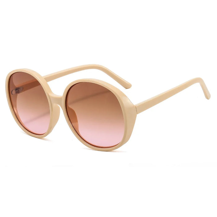 New Retro Round Sunglasses Women Brand Design Oval Female Sun Glasses Oculos De Sol Feminino Lunette Soleil UV400 Gafas