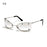 Fashion Y2K Wrap Around Sunglasses for Women Men Rimless Sun Glasses 2000'S Punk Sunglasses Goggles Shades UV400 Eyewear