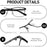 Reading Glasses Men Photochromic Blue Light Blocking Readers Wide Frame Style Metal Frame Tinted Eyeglasses