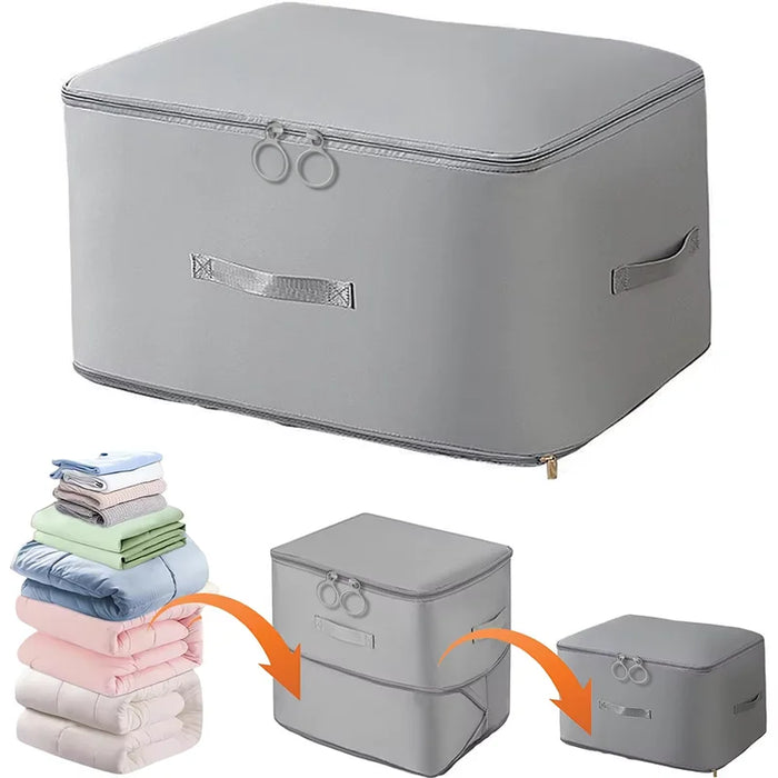 1 Organisateur Auto-Compressant Ultra Compact Gain de Place, Sacs de Rangement Sous Vide Améliorés pour Couette et Vêtements