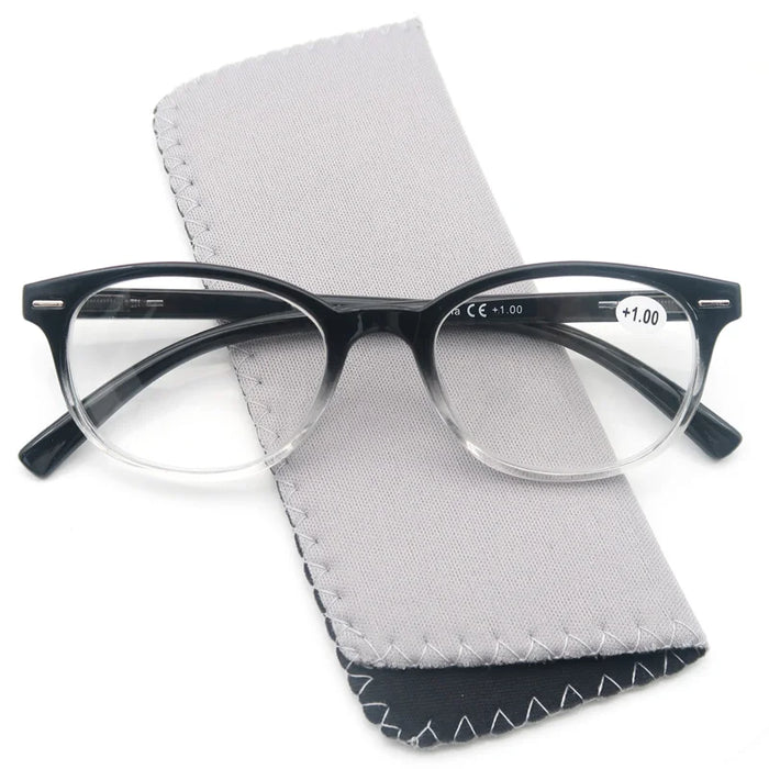 MODFANS Reading Glasses For Women Small face Readers Ladies Eyeglasses Frame With Spring Hinge Presbyopic glasses +2.0 +2.5 +3.0