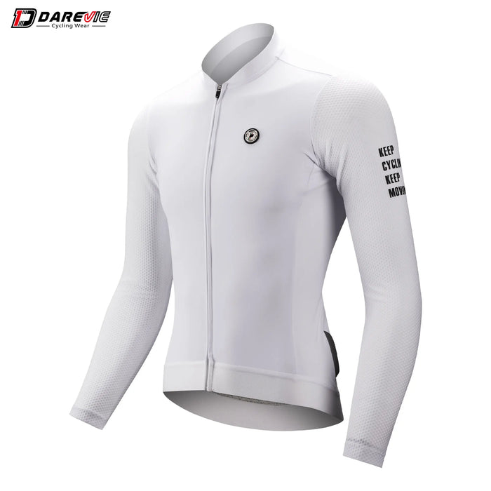 DAREVIE Cycling Jersey Small Size SPF 50+ Training Level Men Women Long Sleeves Cycling Jersey Breathable Man Cycling Maillott