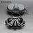 JUNHAIINS Tempered Glass Freediving Mask Snorkeling Set Foldable Snorkel J-Type Diving Mask with Camera Mount