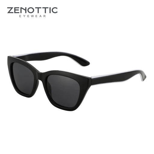 ZENOTTIC Lunettes de Soleil Carrées Polarisées 2026 Mode Femme Monture Épaisse Protection UV400 Lunettes de Soleil pour Femmes Cadeau Shopping