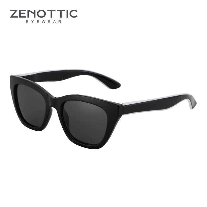 ZENOTTIC Square Polarized Sunglasses 2026 Fashion Women Thick Frame UV400 Protection Sun Glasses for Ladies Shopping Gif