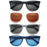 Reading Sunglasses For Women Men Square Classic Frame for Outdoors Use Sun Glasses Readers Eyeglasses with Diopter Spring Hinge