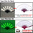 Luminous Folding LED Fan Dancing Light Fan Flashing For Night Music Show Rave Festival Accessories Glowing In The Dark Party