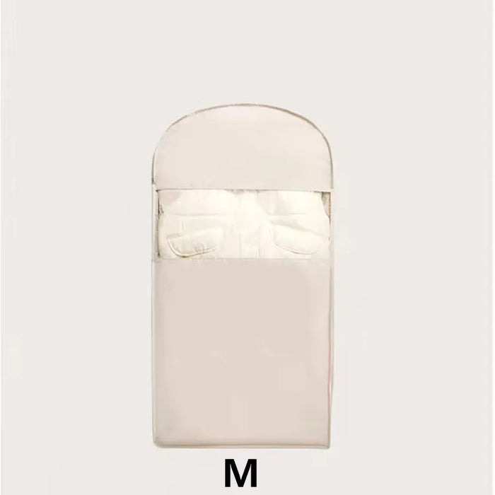 1 housse de rangement pour doudoune, sac de compression pour vêtements suspendus, sac de rangement visible pour vêtements, organisateur de garde-robe