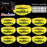 20-200 piezas Pulseras LED personalizables para bodas Pulsera de control de música y sonido Pulsera luminosa ajustable para bodas, cumpleaños, conciertos