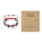 Handmade Red Rope Braided Bracelets Petal Shape Copper Beads Cluster Bangles for Women Men Friendship Couple Lucky Jewelry Gift
